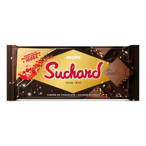 Turrón de chocolate negro con arroz inflado Suchard 230 g - 1 ud - Imagen del producto en Findit