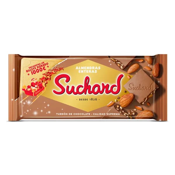 Turrón de chocolate con almendras enteras Suchard 230 g - 1 ud - Imagen del producto en Findit