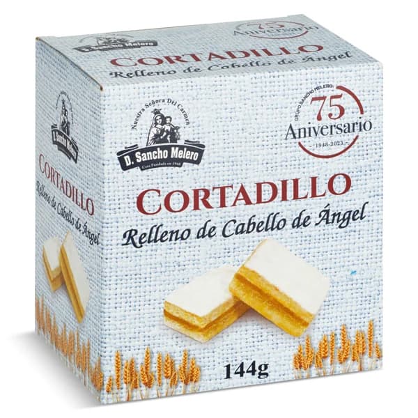 Cortadillo relleno de cabello de Ángel La flor de Antequera caja 144 g - 1 ud - Imagen del producto en Findit