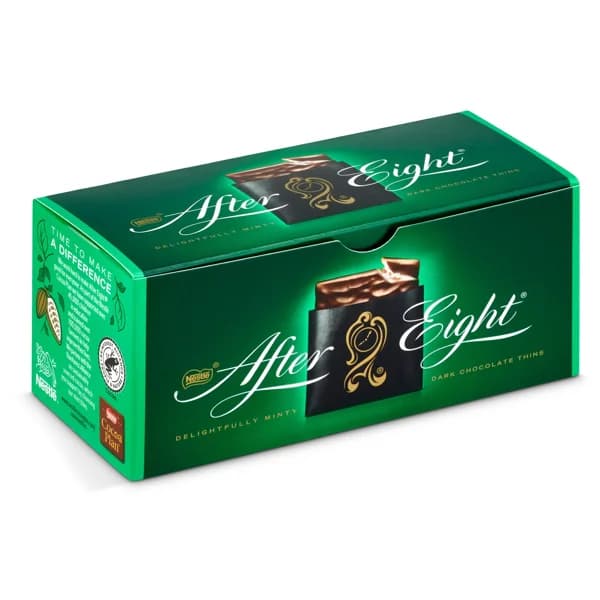 Láminas de chocolate y menta After Eight Nestlé estuche 200 g - 1 ud - Imagen del producto en Findit
