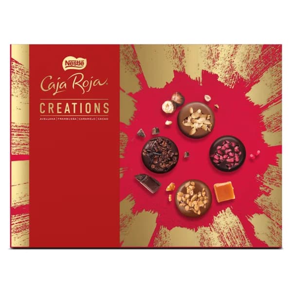 Bombones de chocolate Creations Caja Roja Nestlé caja 186 g - 1 ud - Imagen del producto en Findit