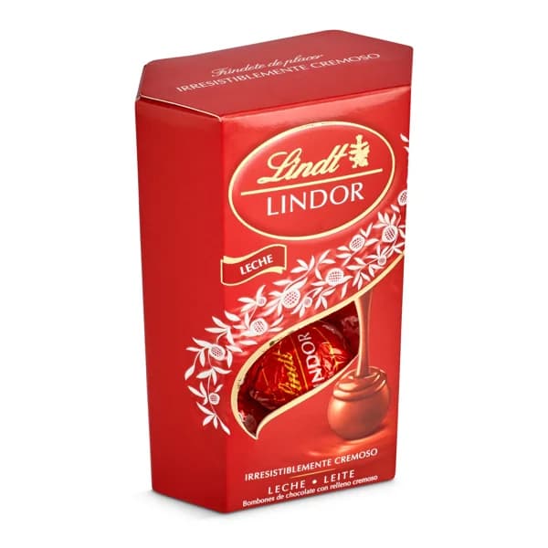 Bombones de chocolate con leche Lindt Lindor caja 75 g - 1 ud - Imagen del producto en Findit