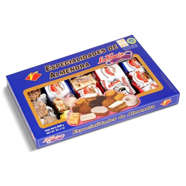 Surtido de especialidades de almendra La vicaria estuche 600 g - 1 ud - Imagen del producto en Findit