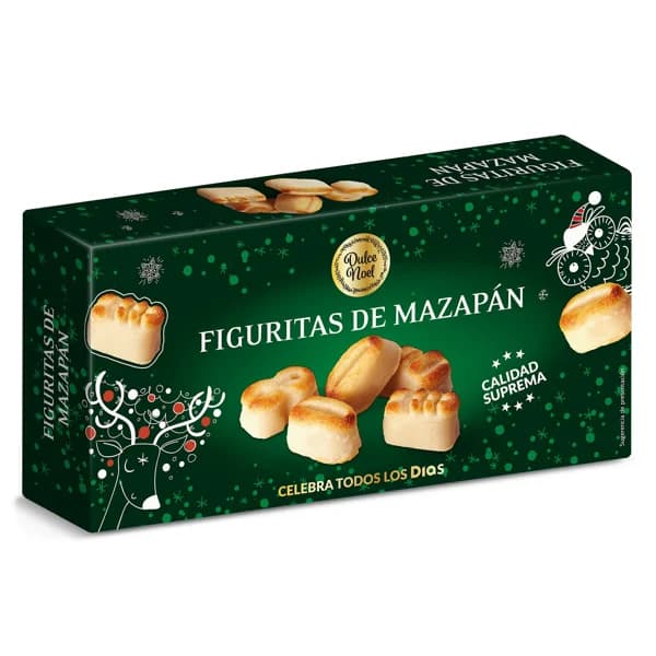 Figuritas de mazapán Dulce Noel Dia caja 200 g - 1 ud - Imagen del producto en Findit