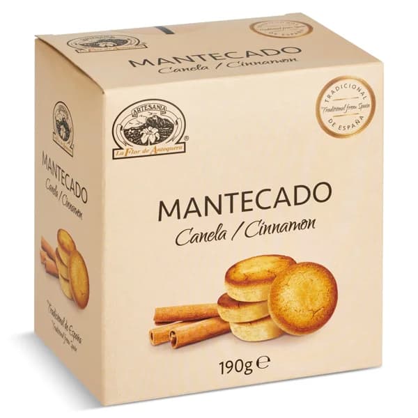 Mantecados de canela La flor de Antequera caja 190 g - 1 ud - Imagen del producto en Findit