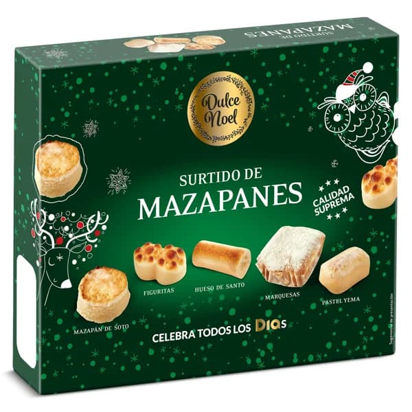 Surtido de mazapanes Dulce Noel Dia caja 300 g - 1 ud - Imagen del producto en Findit