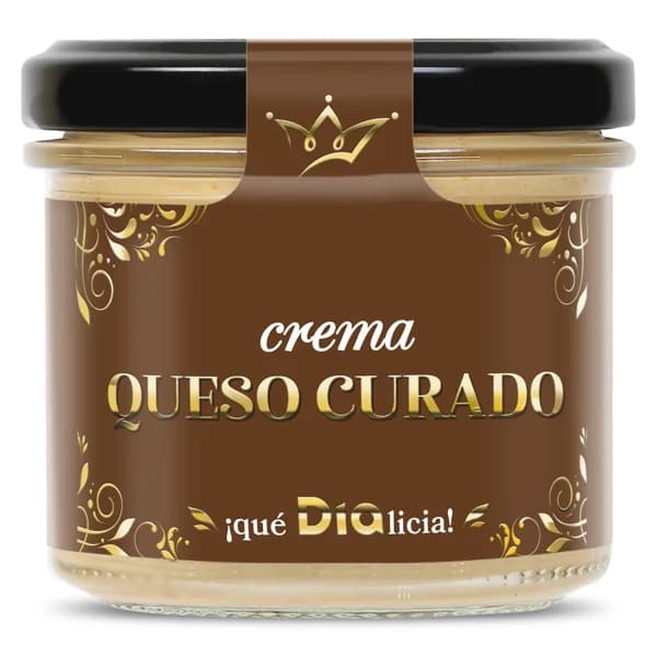 Crema de queso curado con aceite de oliva virgen extra Nuestra Alacena de Dia frasco 110 g - 1 ud - Imagen del producto en Findit