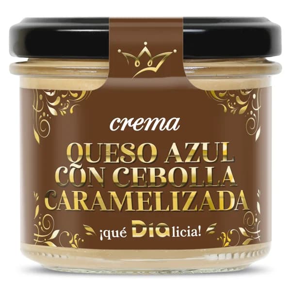 Crema de queso azul con cebolla caramelizada  Nuestra Alacena de Dia frasco 110 g - 1 ud - Imagen del producto en Findit
