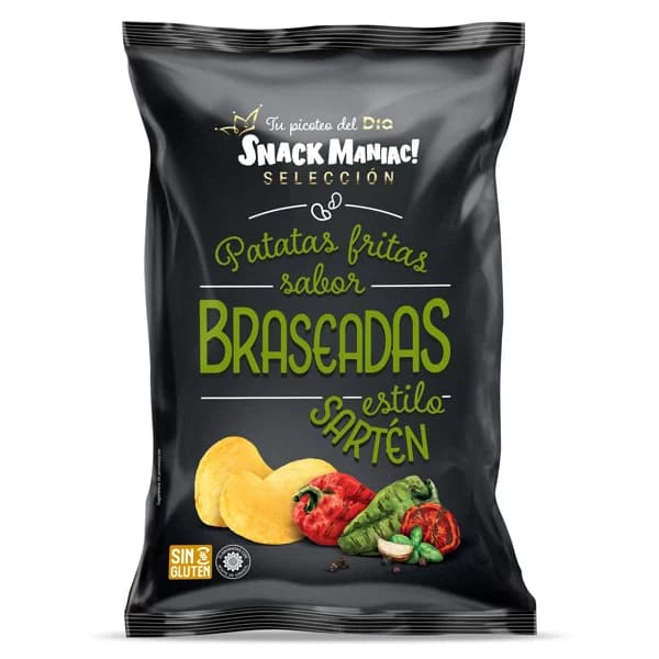 Patatas fritas a la sartén sabor verduras braseadas Snack Maniac de Dia bolsa 130 g - 1 ud - Imagen del producto en Findit