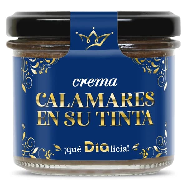 Crema de calamares en su tinta Nuestra Alacena de Dia frasco 110 g - 1 ud - Imagen del producto en Findit