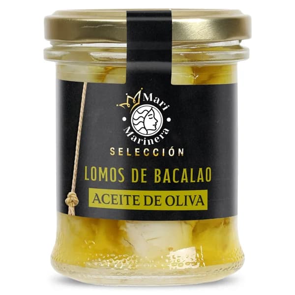 Lomos de bacalao en aceite de oliva Mari Marinera de Dia frasco 100 g - 1 ud - Imagen del producto en Findit