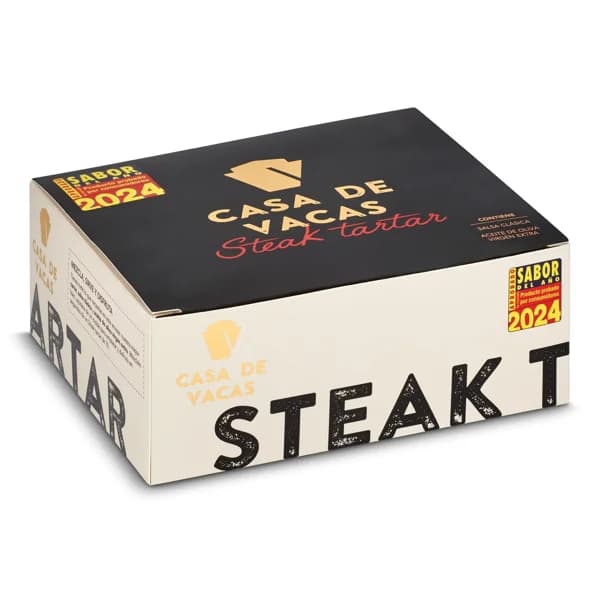 Steak tartar marinado Casa de vacas bandeja 180 g - 0.18 kg - Imagen del producto en Findit
