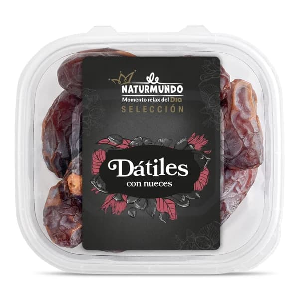 Dátiles rellenos con nueces Naturmundo de Dia bandeja 120 g - 1 ud - Imagen del producto en Findit