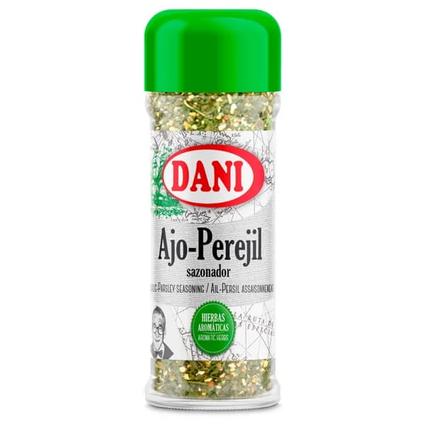 Sazonador ajo perejil Dani bote 25 g - 0.03 kg - Imagen del producto en Findit