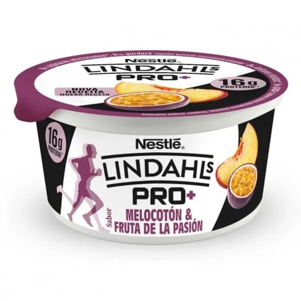 Leche fermentada de Melocotón y Maracuyá Lindahls Pro+ 160 g. - 0.16 kg - Imagen del producto en Findit