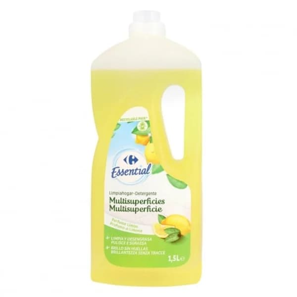 Limpiahogar multisuperficies perfume limón Carrefour 1,5 l. - 1 ud - Imagen del producto en Findit