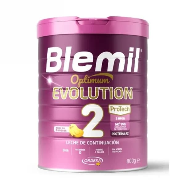 Leche infantil de continuación desde 6 meses en polvo Blemil Optimum Evolution 800 ml. - 8 l - Imagen del producto en Findit