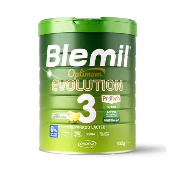 Leche infantil de continuación desde 1 año en polvo evolution Blemil Optimum sin azúcar añadida 1 lata 800 g. - 0.8 kg - Imagen del producto en Findit