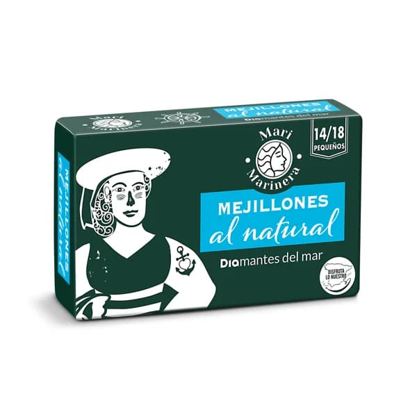 Mejillones al natural 14/18 piezas Mari Marinera de Dia lata 69 g - 0.07 kg - Imagen del producto en Findit