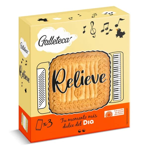 Galletas relieve Galleteca de Dia caja 735 g - 0.73 kg - Imagen del producto en Findit