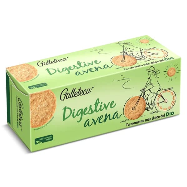 Galletas digestive con avena y trigo Galleteca de Dia caja 425 g - 0.43 kg - Imagen del producto en Findit