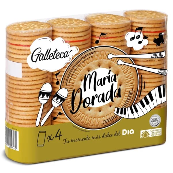 Galletas dorada maría Galleteca de Dia paquete 800 g - 0.8 kg - Imagen del producto en Findit