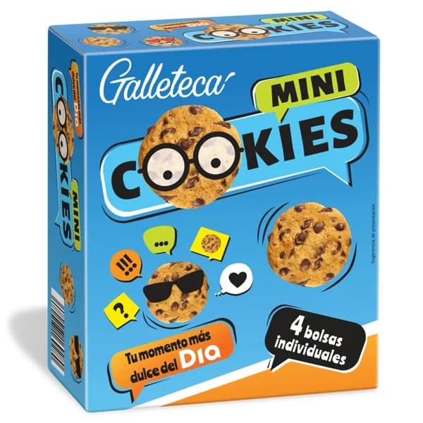Mini galletas con pepitas de chocolate Galleteca de Dia caja 160 g - 0.16 kg - Imagen del producto en Findit