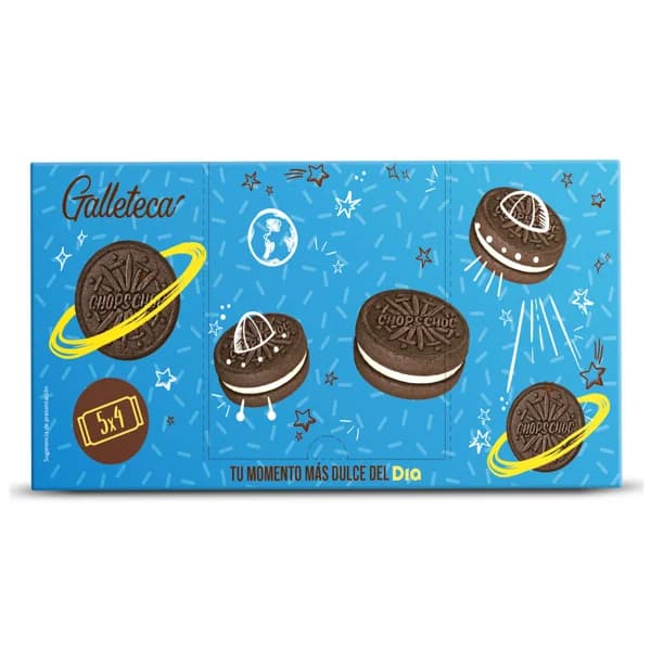 Galletas de cacao rellenas de crema Galleteca de Dia caja 220 g - 0.22 kg - Imagen del producto en Findit