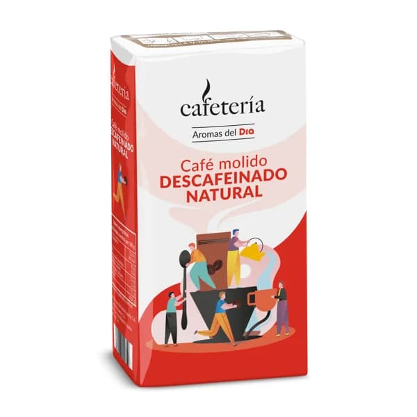 Café molido natural descafeinado Cafetería de Dia paquete 250 g - 0.25 kg - Imagen del producto en Findit