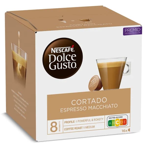 Café en cápsulas cortado Nescafé Dolce Gusto caja 16 unidades - 15.97 ud - Imagen del producto en Findit