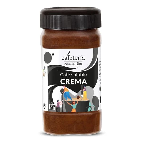 Café soluble crema Cafetería de Dia frasco 100 g - 0.1 kg - Imagen del producto en Findit