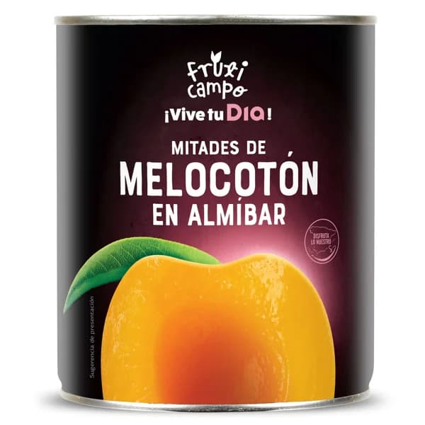 Melocotón en almíbar en mitades Sueños Dia lata 480 g - 0.48 ud - Imagen del producto en Findit