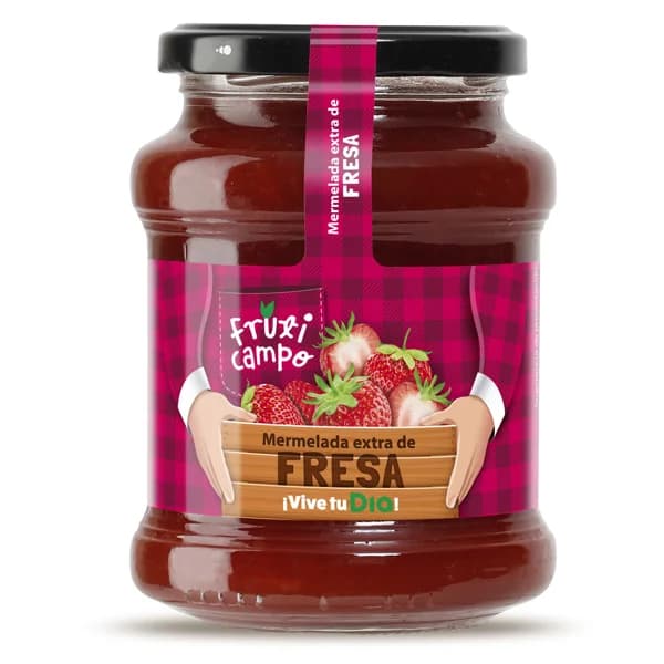 Mermelada de fresa extra Fruticampo de Dia frasco 390 g - 0.39 kg - Imagen del producto en Findit