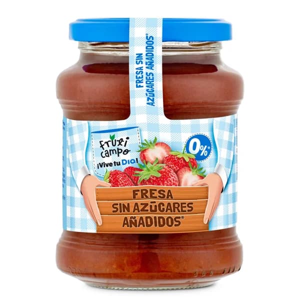 Mermelada de fresa 0% sin azúcares añadidos Fruticampo de Dia frasco 330 g - 0.33 kg - Imagen del producto en Findit