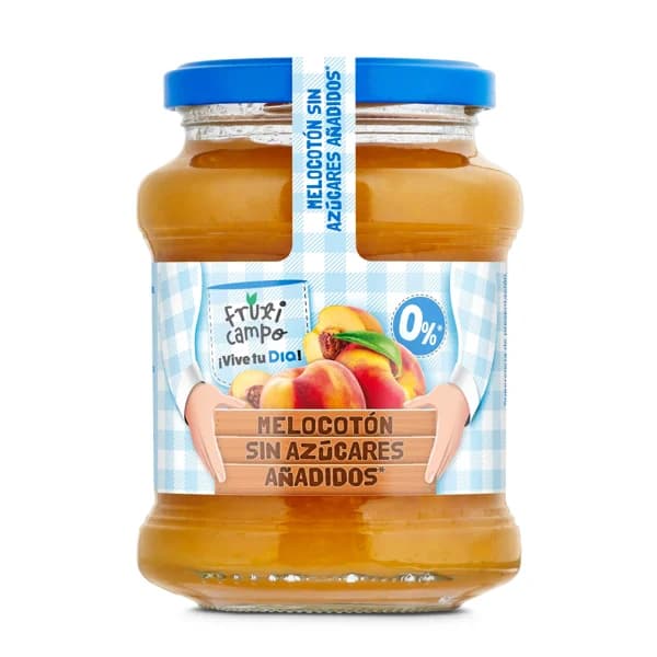 Mermelada de melocotón extra sin azúcares añadidos Fruticampo de Dia frasco 330 g - 0.33 kg - Imagen del producto en Findit