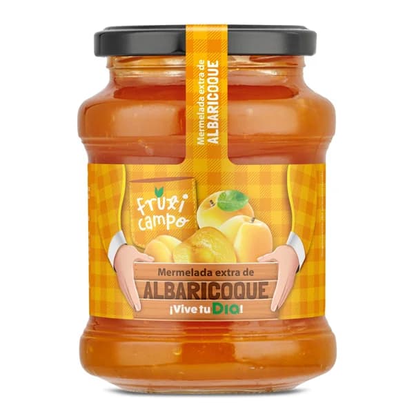 Mermelada de albaricoque extra Fruticampo de Dia frasco 390 g - 0.39 kg - Imagen del producto en Findit