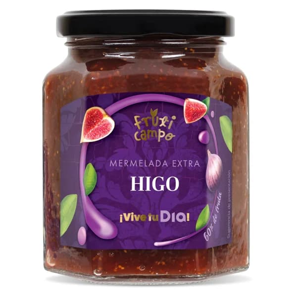 Mermelada de higo extra 60% fruta Fruticampo de Dia frasco 320 g - 0.32 kg - Imagen del producto en Findit