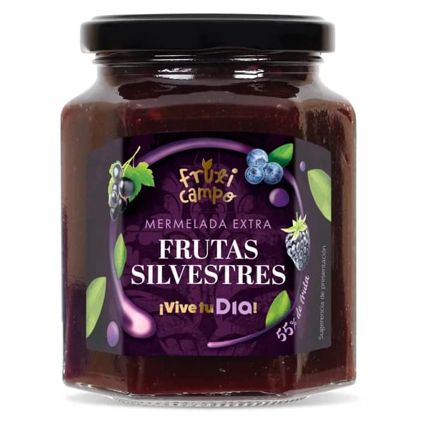 Mermelada de frutas silvestres extra Fruticampo de Dia frasco 320 g - 0.32 kg - Imagen del producto en Findit