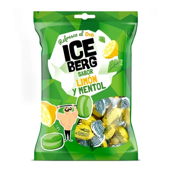 Caramelos sabor mentol y limón Iceberg de Dia bolsa 300 g - 0.3 kg - Imagen del producto en Findit