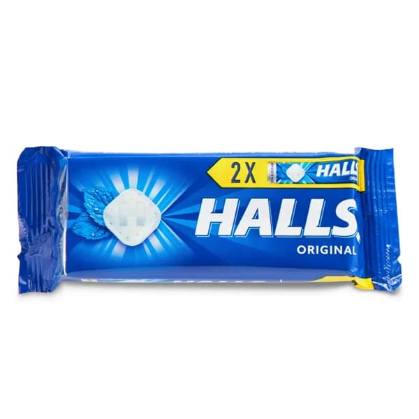 Caramelos sabor eucalipto Halls bolsa 2 x 32 g - 0.06 kg - Imagen del producto en Findit