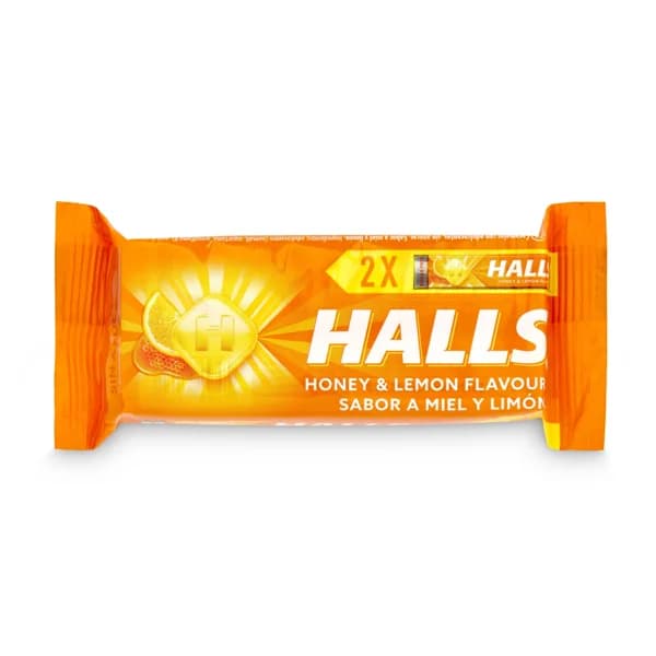 Caramelos sabor miel y limón Halls bolsa 2 x 32 g - 0.07 kg - Imagen del producto en Findit