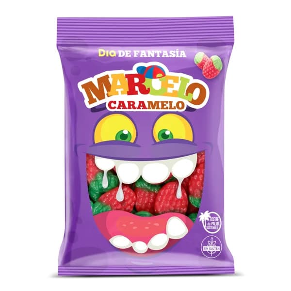 Golosinas fresa Marcelo Caramelo de Dia bolsa 250 g - 0.25 kg - Imagen del producto en Findit