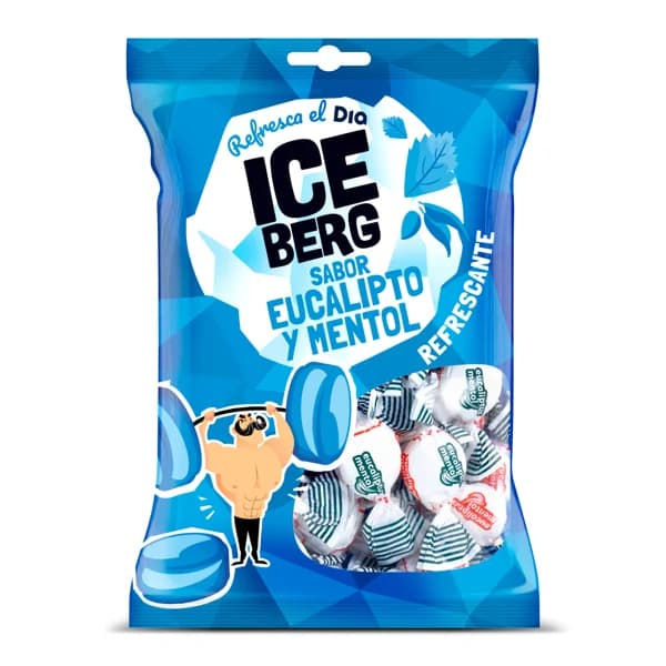 Caramelos de eucalipto y menta Iceberg de Dia bolsa 300 g - 0.3 kg - Imagen del producto en Findit