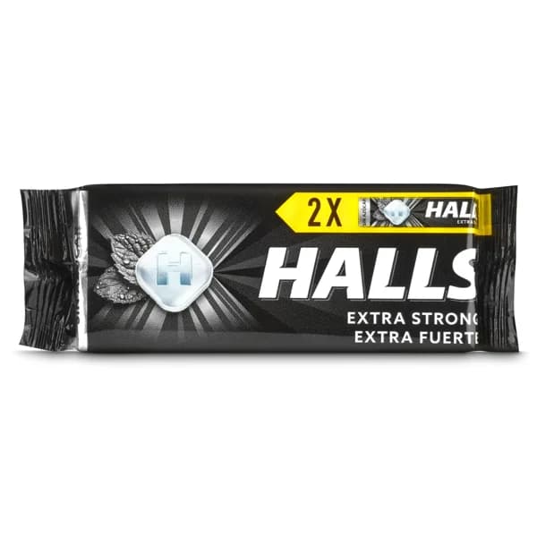 Caramelos sabor menta extra fuerte Halls bolsa 2 x 32 g - 0.06 kg - Imagen del producto en Findit