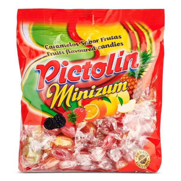 Caramelos surtidos sabor frutas Pictolin bolsa 480 g - 0.48 kg - Imagen del producto en Findit