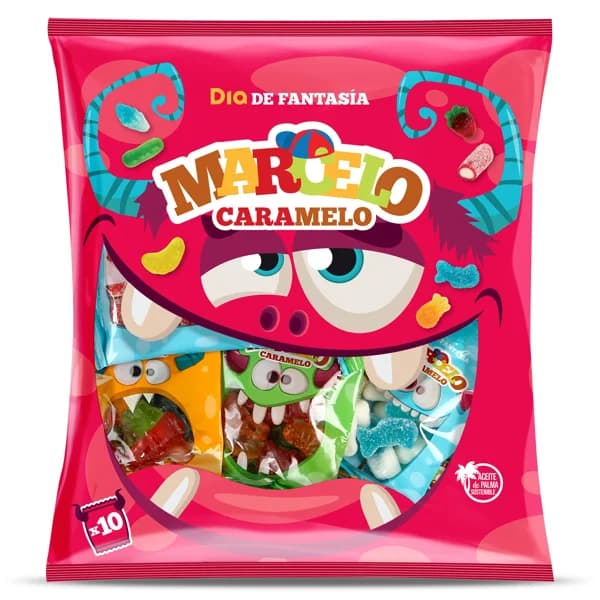 Surtido de golosinas en mini bolsitas Marcelo Caramelo de Dia bolsa 280 g - 0.28 kg - Imagen del producto en Findit