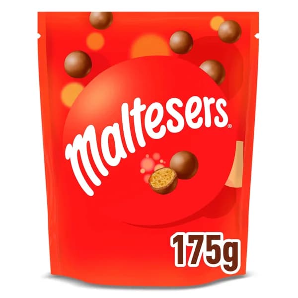 Bolitas de chocolate rellenas de leche malteada Maltesers bolsa 175 g - 0.18 kg - Imagen del producto en Findit