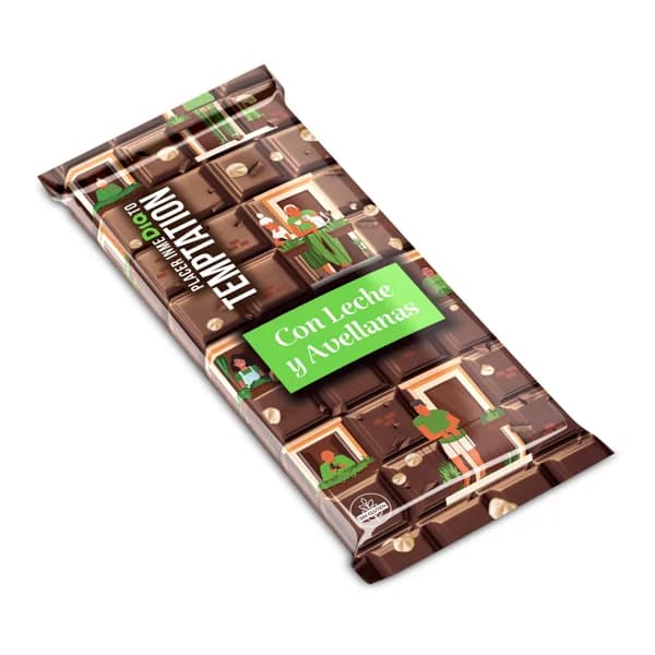 Chocolate con leche y avellanas Temptation de Dia 150 g - 0.15 kg - Imagen del producto en Findit