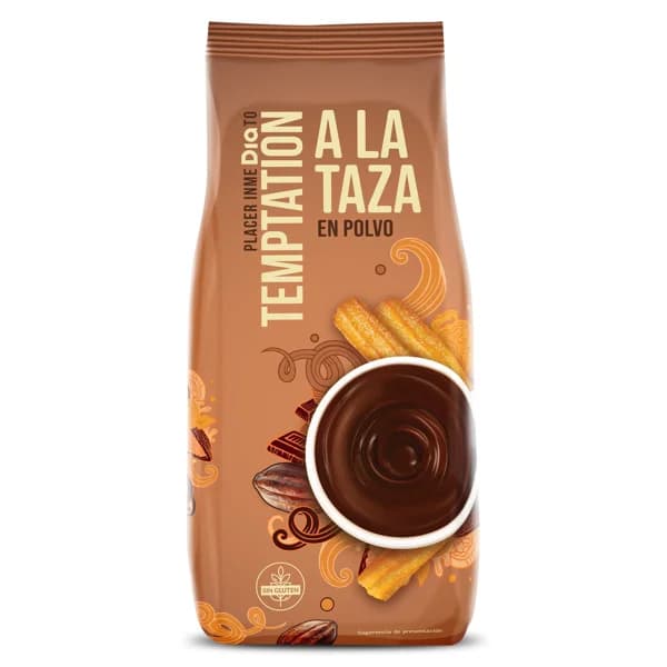 Cacao en polvo Temptation de Dia bolsa 400 g - 0.4 kg - Imagen del producto en Findit