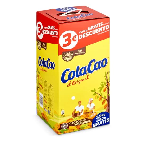Cacao soluble original ColaCao caja 4.45 Kg - 1 ud - Imagen del producto en Findit